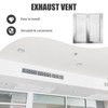 NUOLUX Air Vent Cover Stainless Steel Ventilation Grille Exhaust Vent