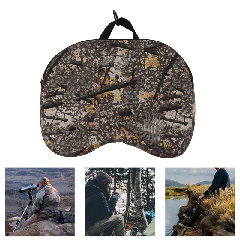 Portable Camouflage Concave Seat Cushion Outdoor Camping Hunting Seat Mat