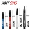 RUTHLESS Sting | Polycarbonate Dart Shafts Solid Black with Black