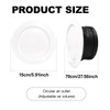 1pcs Round Ceiling Vent,100mm Round Ventilation Cover for Wall Ceiling,Plastic