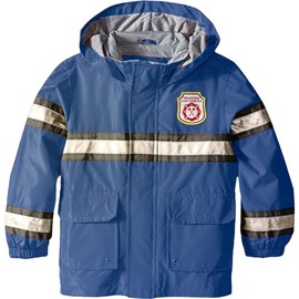 Carter's Boys' Toddler Fireman Raincoat Slicker, Navy, 7