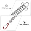 Gatuida 1 Set Outdoor Spring Hook Buckle for Camping Tent