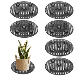 senylanhxy 8 Pcs Big Potted Plant Stands-Patio & Deck Floor Protector,Plant Level Pot Elevator for Indoor Outdoor Garden Flower (30cm/11.81inch)
