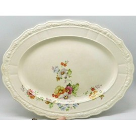 MAYFAIR TCCP /CO Camwood Ivory Mayfair USA TCCP  Small Serving Platter Collector China 11.5"