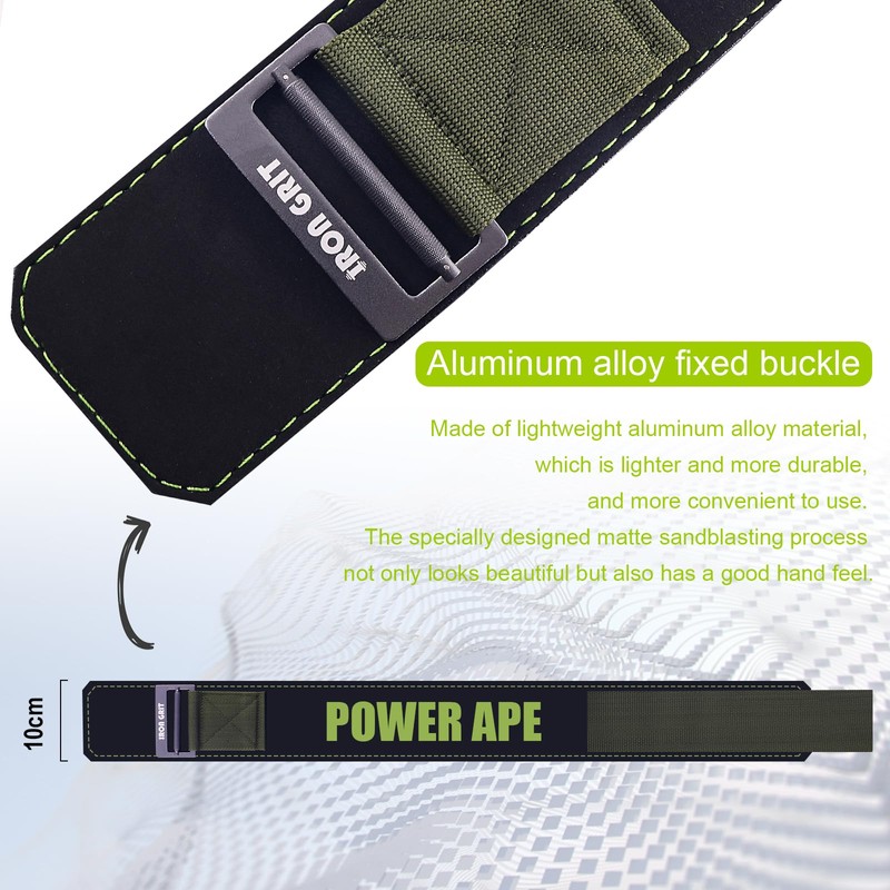 Power Ape Self-Locking Weightlifting Belt for Bodybuilding, Powerlifting, Cross Training