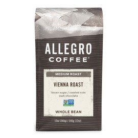 Allegro Coffee Vienna Roast Whole Bean Coffee, 12 Ounce (Pack of 1)
