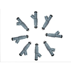 Set of 8 Fuel Injectors Fits 94-98 Dodge Ram 5.2L 5.9L 1500 2500 3500 V8 24lb 255cc Upgrade