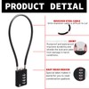 RESET-204(2 Pack) 4 Digit Combination Padlock with 20 in (50