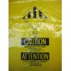 NEW 3MM YELLOW ASBESTOS DISPOSAL BAGS (PACK OF 50) 33"