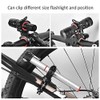 VGEBY 360 Degree Rotatable Bicycle Torch Mount Torch Clip Bike