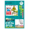 ヒサゴ 屋外用ラベル ノーカット A4サイズ 10シート入 KLP862S