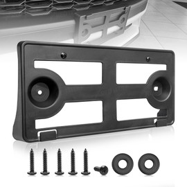 RED WOLF Front License Plate Bracket Fit for 2018-2023 Ford Mustang Replace OE JR3Z-17A385-AA, FO1068169 Car Bumper License Plate Holder Tag w/Mounting Screws Washer