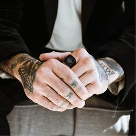 Tree of Life Cremation Urn Men Rings,Hold Loved Ones Ashes for Funeral Keepsake,Memorial Jewelry,with Tool (8)