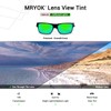 Mryok Polarized Replacement Lenses for Oakley Scalpel OO9095 - Emerald