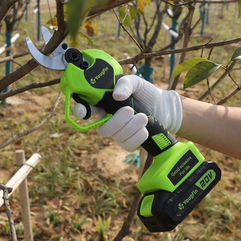 Electric Pruning Shears, Yougfin 1.12" Wood Ranger Power Shear with