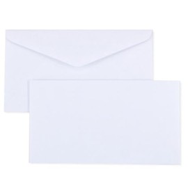 Envelopes, 7 envelopes, 7, 7, envelopes, greeting cards, invitations, white, 100 sheets (Without zip code frame)
