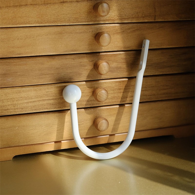 Gripebao 4 Pack Drapery Holdbacks, Pull Backs Wall Mount, Metal