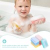 Healvian Juego Cepillos Esponja Baño Bebé Cepillo Sensorial Costra Láctea