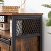 VASAGLE Buffet Cabinet, Coffee Bar Storage Cabinet, Sideboard with 1