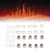 10 Set 6 Pin XLR Male Socket Base Stable Exquisite
