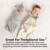2-Pack Baby Sleep Sacks, Zipper Wearable Blanket - 0.5TOG Organic