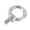 Qlvily 4 Packs 316 Stainless Steel 3/8" UNC Eye Bolt,