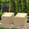 BANER GARDEN Patio Chair Covers 2 Pack, Outdoor Chair Covers