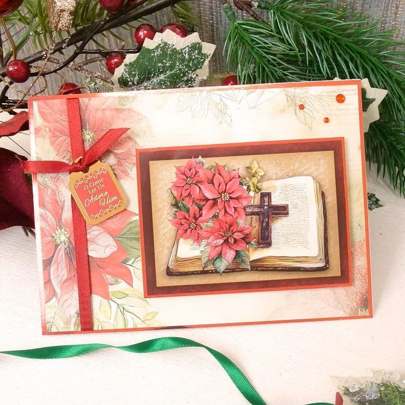 Hunkydory A7 64-Page Christmas Pocket Pad (16 Designs, 4 of