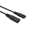 LBSC IEC 60320 C8 Plug to C7 Receptacle Male to