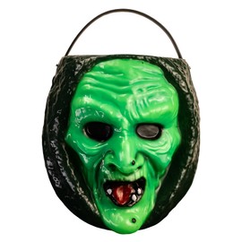 Trick Or Treat Studios Don Post Witch Candy Pail Green