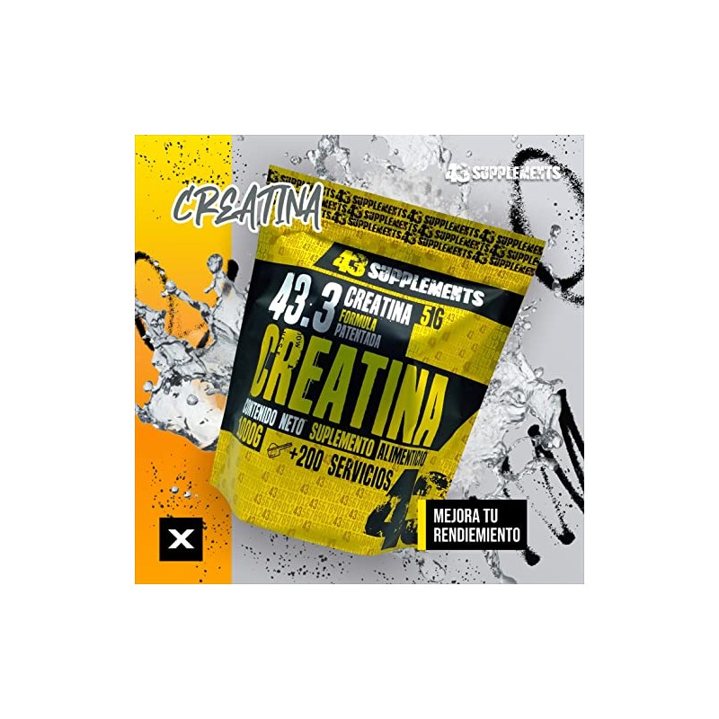 43 SUPPLEMENTS | Creatina | 1Kg