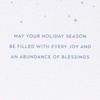Papyrus Religious Christmas Card - Designed by Turnowsky (Abundance of