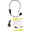 Retekess TR503 Wireless FM Microphone Headset, Hands-Free with Rechargeable Battery