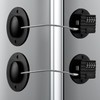 Refrigerator Lock with Combination, Keyless Security Lock for Freezers, Cabinets,