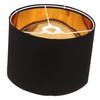 GRIRIW Round Linen Fabric Pendant Lamp Shade Decorative Lampshade for