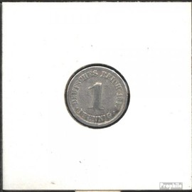 Prophila Collection German Reich Hunter Number: 300 1917 F Very Beautiful Aluminium Very Beautiful 1917 1 Penny Small Imperial Eagle (Coins for Collectors - No Payment Method)