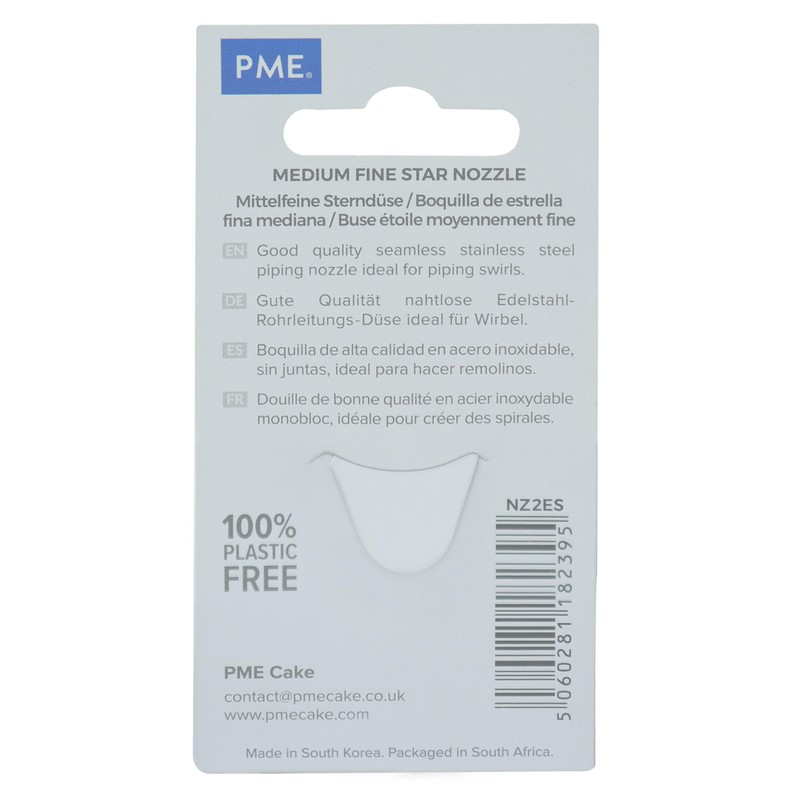 Jem Enterprises Medium Fine Star Savoy Piping Nozzle Decorating Tip