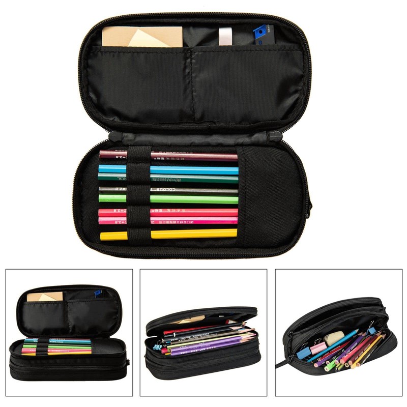 Asamike PBG1797 Pencil Case, Large Capacity, Pencil Case, One Piece,