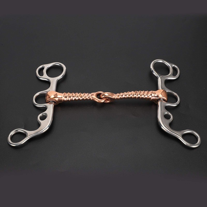 SALUTUYA Snaffle de Entrenamiento Ultraligero a Prueba de óxido para