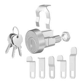 Mailbox Lock Replacement Kit, Zinc Alloy Mailbox Lock with 3 Keys for L1172C (1 Set)