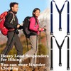 2 Pcs Hidden Suspenders for Men Hiking Undergarment Suspenders for