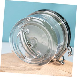 IWOWHERO 5pcs Transparent Face Cream Dispenser Jars with Screw Sealed Lids Refillable Ointment Containers for Skincare Travel Friendly Cosmetic Storage