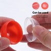 Vaguelly 50pcs Plastic Fillable Capsules 1.5 Inch Vending Machine Capsules