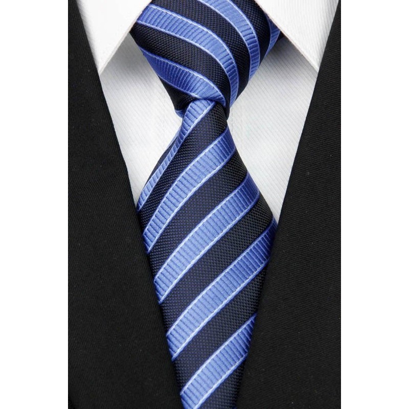 Secdtie Corbata de seda tejida de jacquard clásica para hombre,