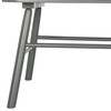 Safavieh American Homes Collection Addison Spindle Back Grey Bench