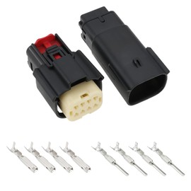 ECSiNG 1 Sets of 8 Pin Wire Connector Automotive Lamp Light Connector Model MX150 8pin Male Female Connector with Terminals Compatible with Molex