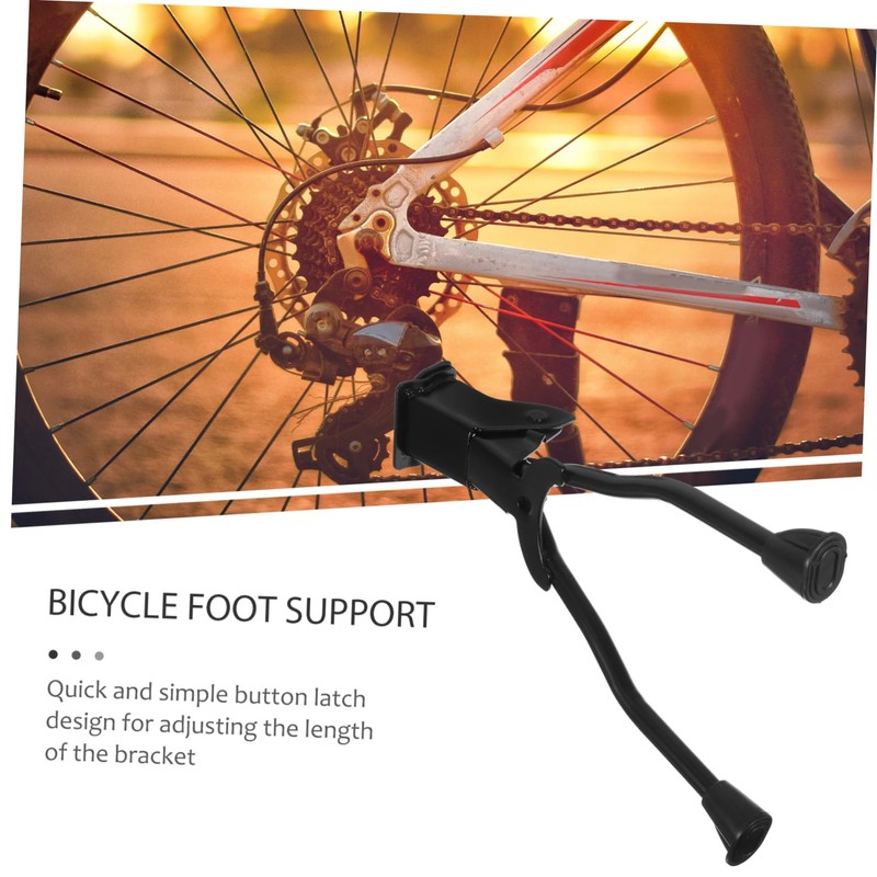 BIUDECO Bike Kickstand Holder Double Leg Support Folding Bike Parking