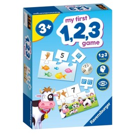 Ravensburger My First 1,2,3 Educational Games for Kids Age 4 Years Up - Ideal for Early Learning & Development