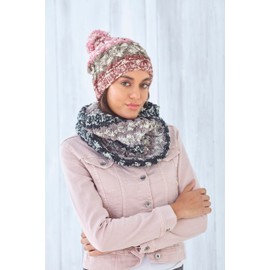 King Cole Chunky Knitting Pattern - 6113 Scarf, Snoods, Hats & Fingerless Gloves
