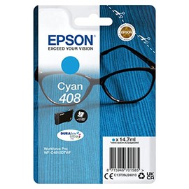 Epson Single pack cyan 408 DURABrite ultra ink